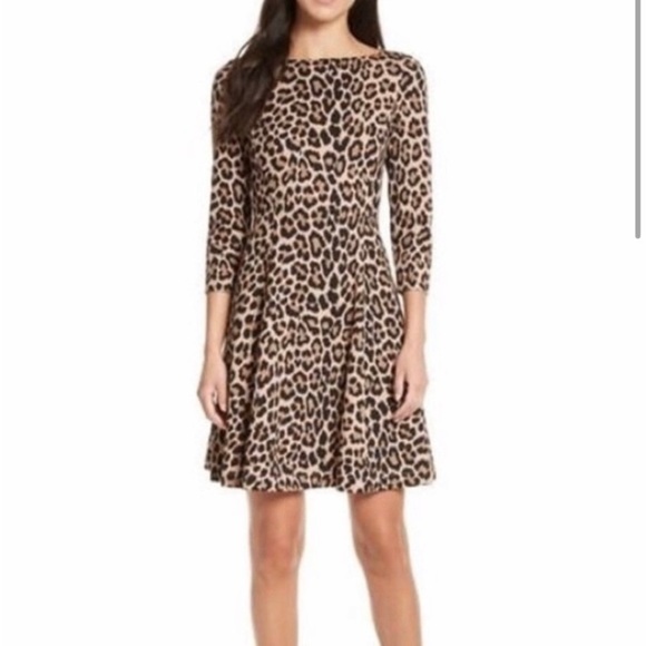 Kate Spade Ponte cheetah dress size 2 new without tags - Picture 1 of 15